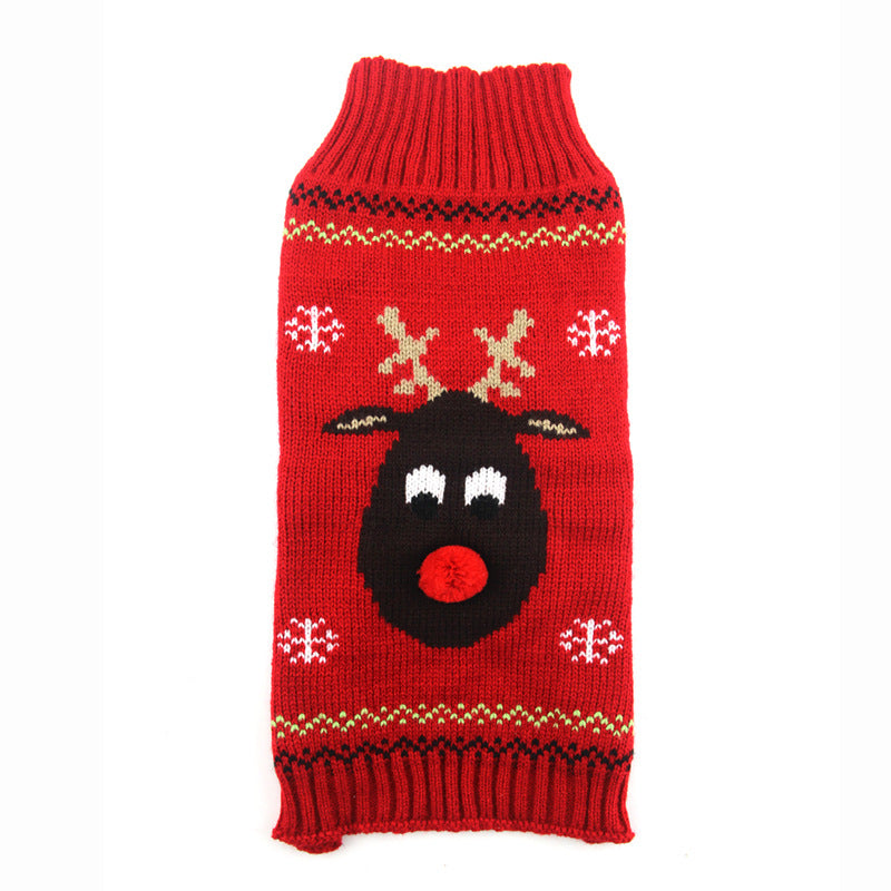 Christmas Pet Sweater Winter Keep Warm
