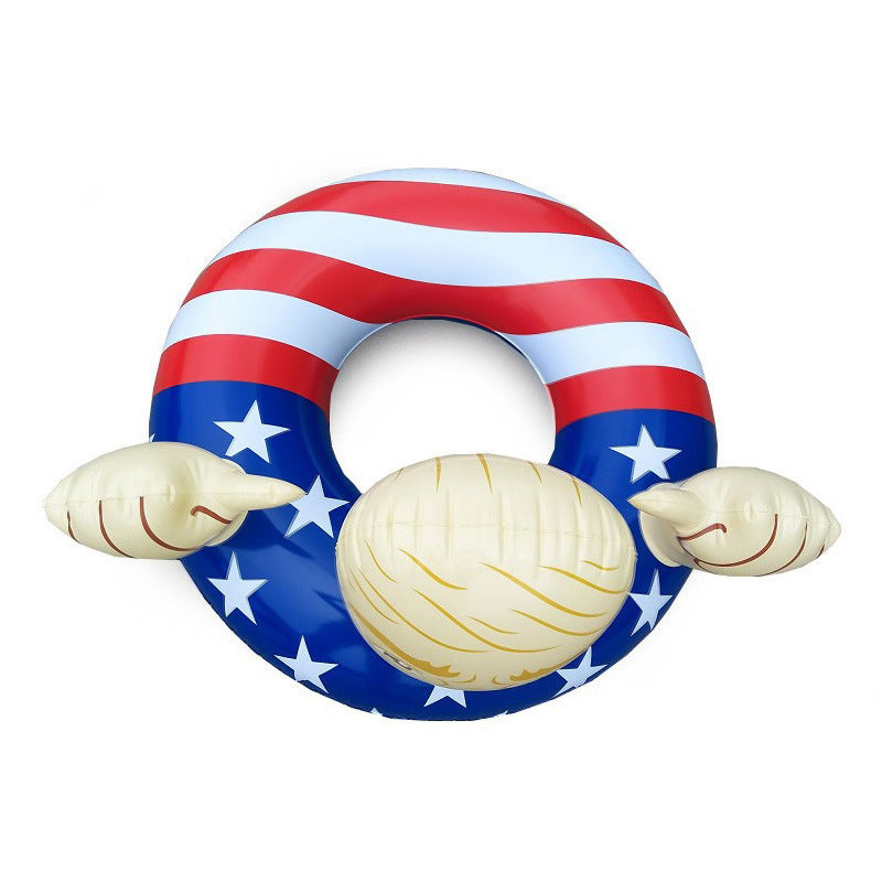 Trump Muscular Man Swimming Float