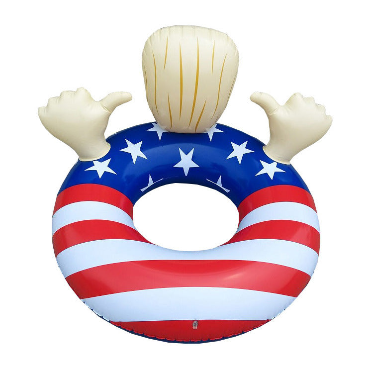 Trump Muscular Man Swimming Float