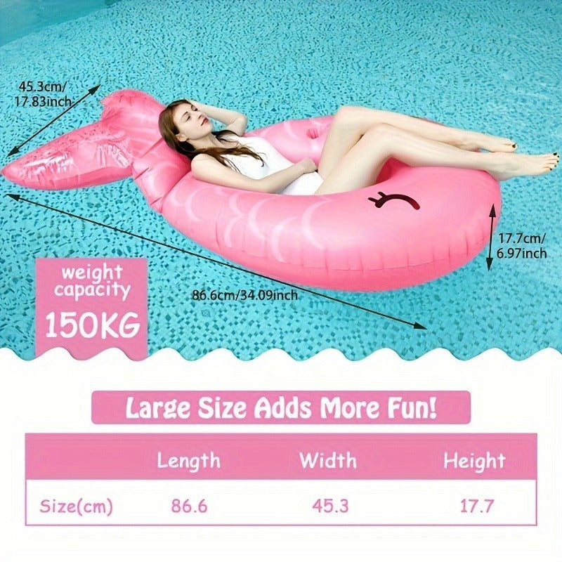 Cute Whale - shaped Inflatable Swimming Floa