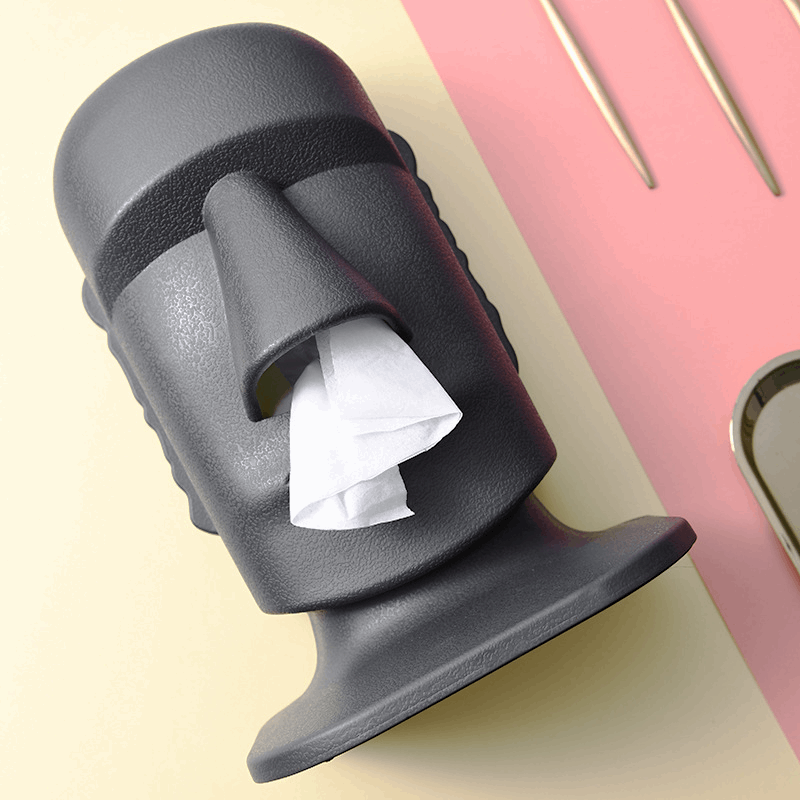 Easter Island Moai Napkin Holder - Unique Decor for Special Occasions