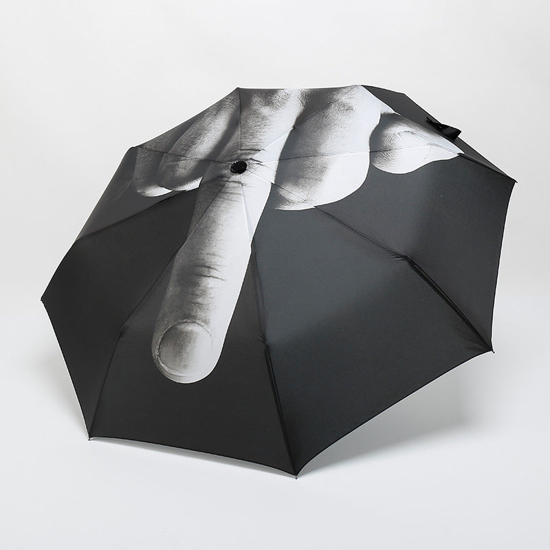 Creative middle finger umbrella
