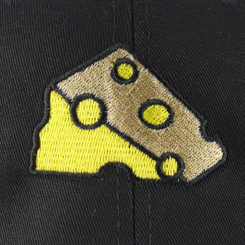 Cheese Embroidery Outdoor Sports Baseball Cap