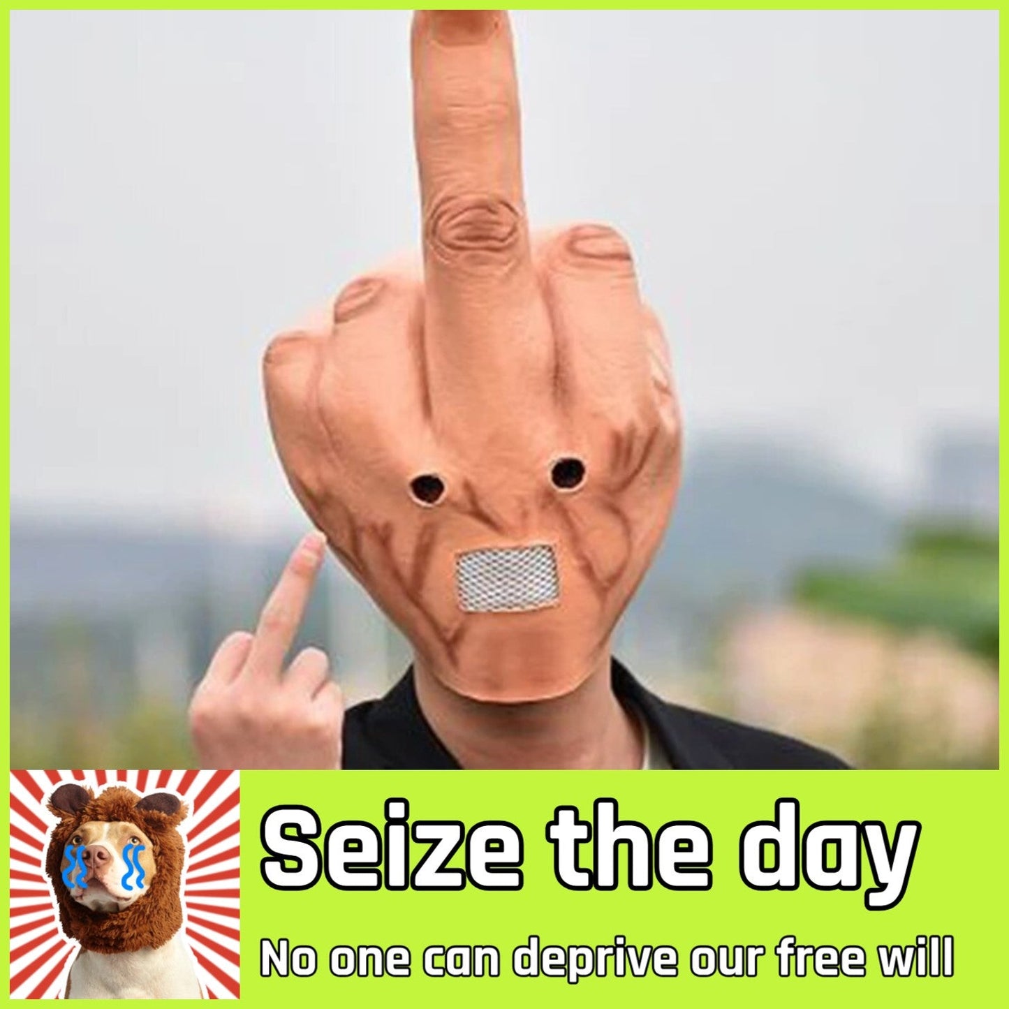 Halloween Creepy Fingers Mask - party