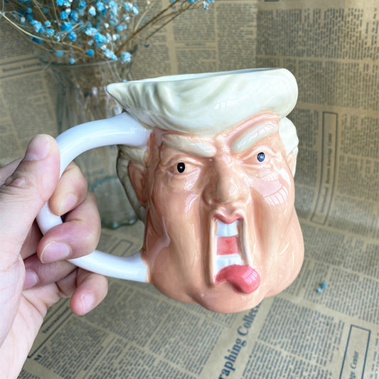 3D Trump Mug - The Conversation Starter You Can't Ignore