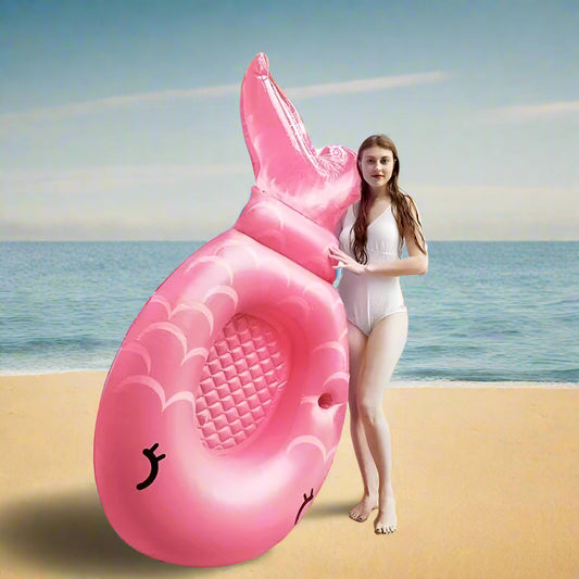 Cute Whale - shaped Inflatable Swimming Floa