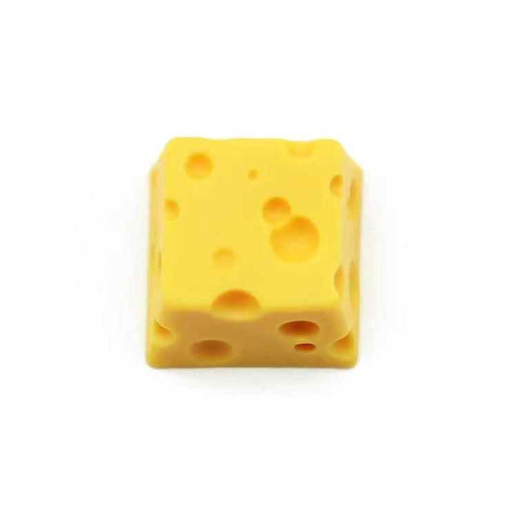 Cute Personality Resin Cheese  Keycaps