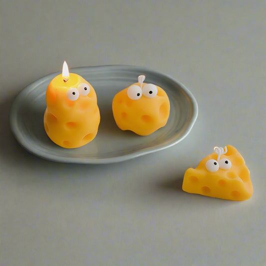 Cheese Aromatherapy Cartoon Shape Round Cheese Candle