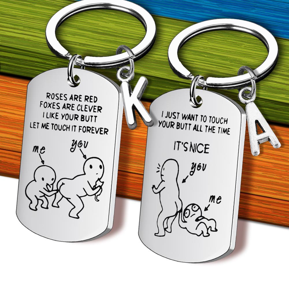 Stainless Steel Military Tag Keychain Jewelry Pendant